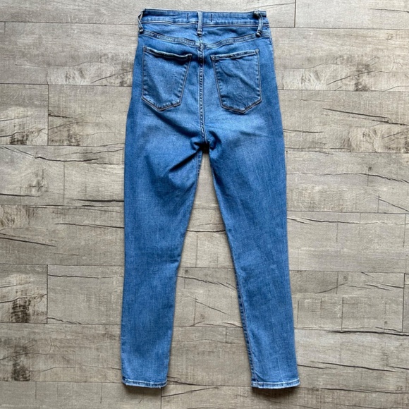 Abercrombie & Fitch The Super Skinny Ankle High Rise Curve Love Jeans 26 2R - Picture 9 of 10